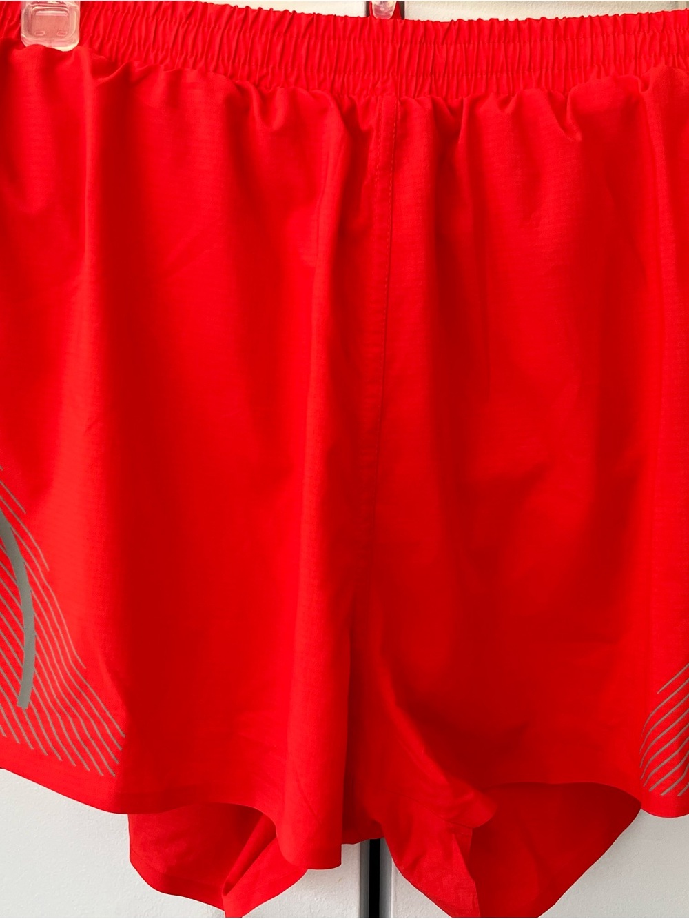 Stella McCartney for Adidas True Pace  Athletic Gym Workout Shorts Red